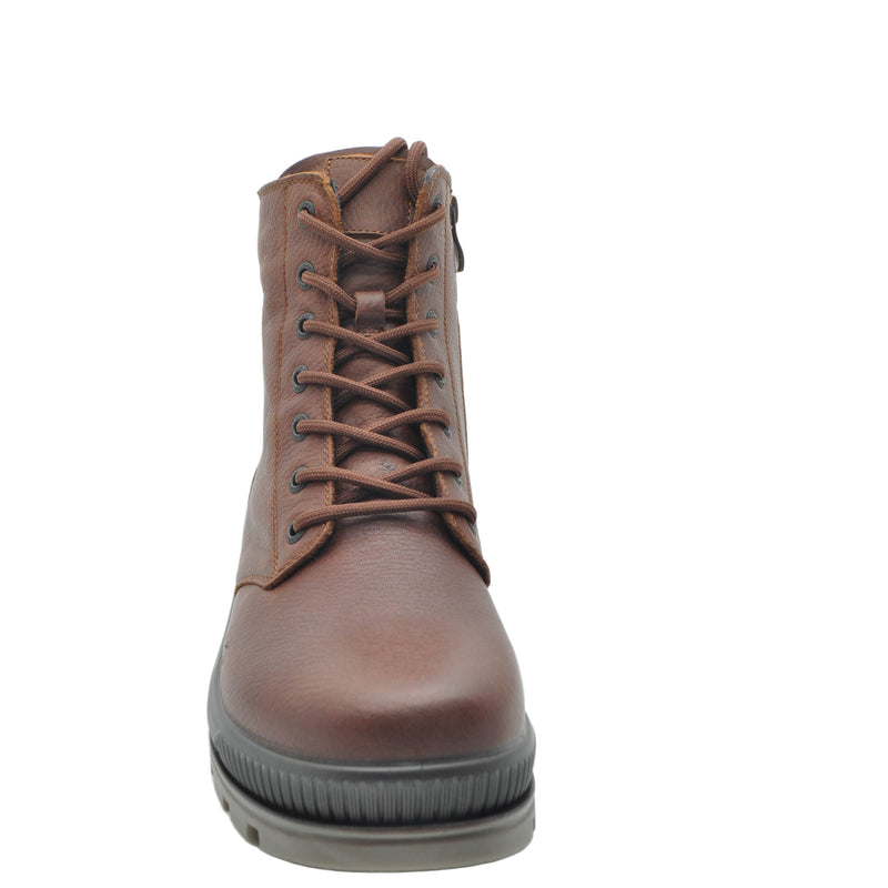 Load image into Gallery viewer, brown leather waterproof boots for ladies
