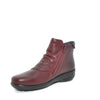 G comfort red ankle boots