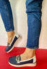 navy loafers for women