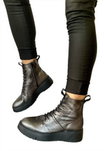 Load image into Gallery viewer, womens biker boots