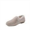 pink fur slippers