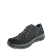 black walking shoes