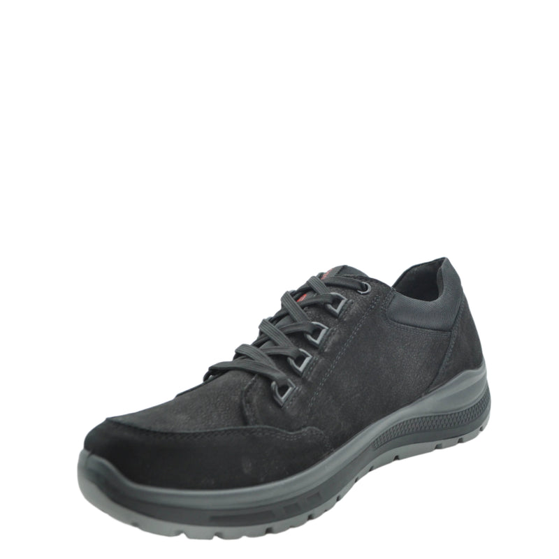 Load image into Gallery viewer, black walking shoes
