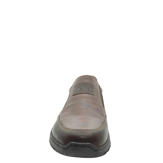 Rieker 03354 Men's Casual Slip-On Shoes Brown