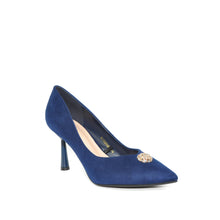 Load image into Gallery viewer, navy 3 inch heels