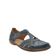 Load image into Gallery viewer, navy flat sandals