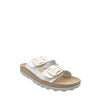 white mule sandals