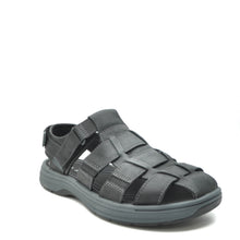 Load image into Gallery viewer, black closed toe sandals