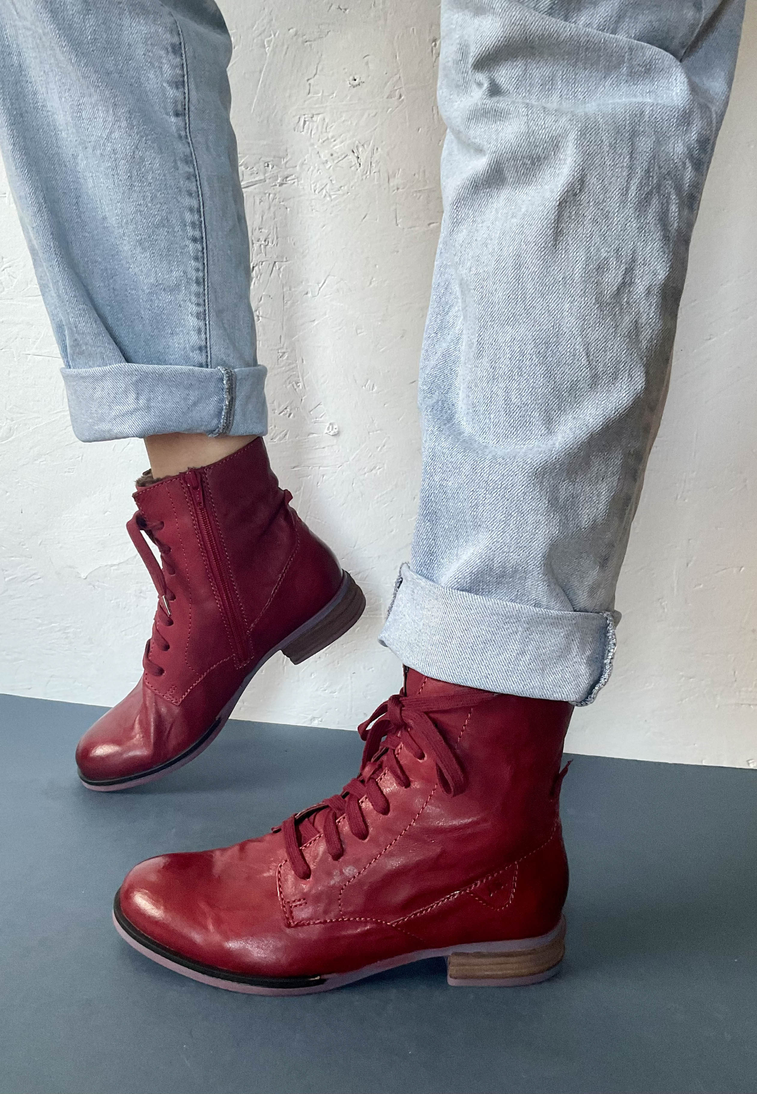 josef seibel red boots