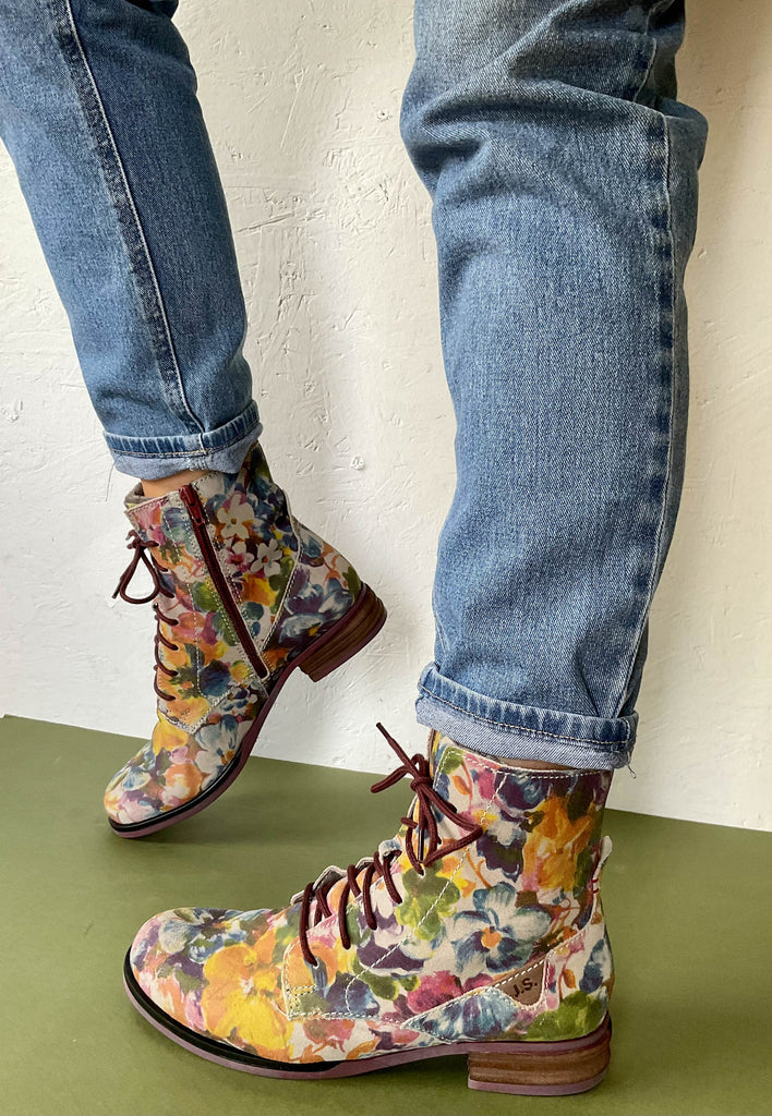 floral ladies boot