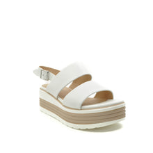 Load image into Gallery viewer, womens white chunky sandals
