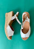 white espadrille sandals