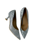 silver dress shoes
