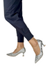 silver heels