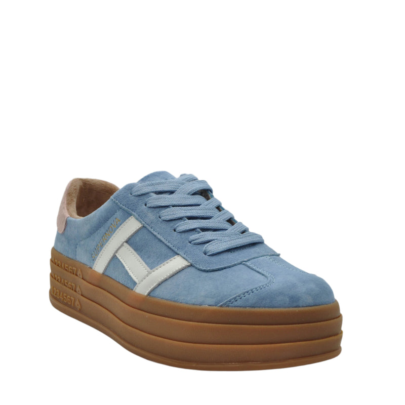 Load image into Gallery viewer, blue platform shoes
