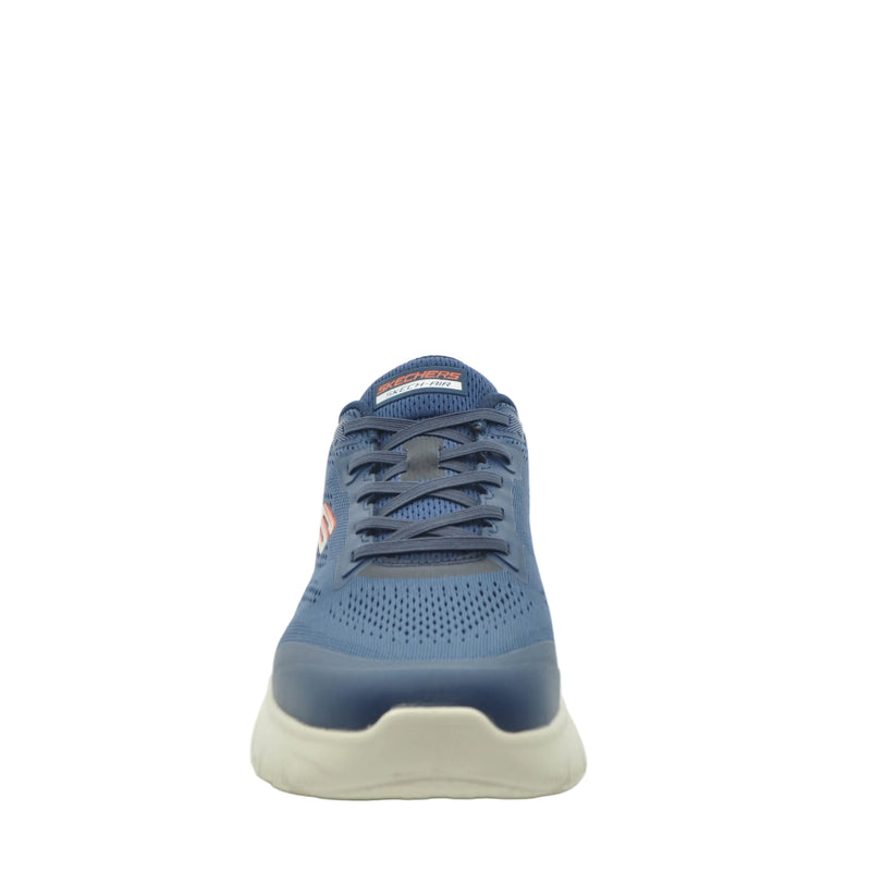 Load image into Gallery viewer, navy mens skechers slip ins
