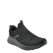 Load image into Gallery viewer, black skechers work shoes