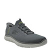 grey skechers trainers men