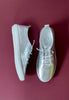 silver shoes