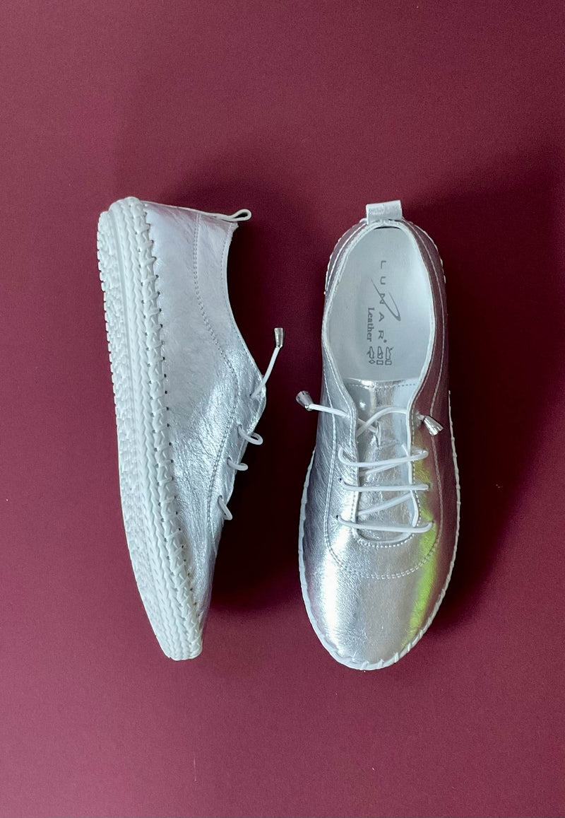 Load image into Gallery viewer, silver shoes
