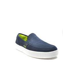 Load image into Gallery viewer, navy slip on shoes for men