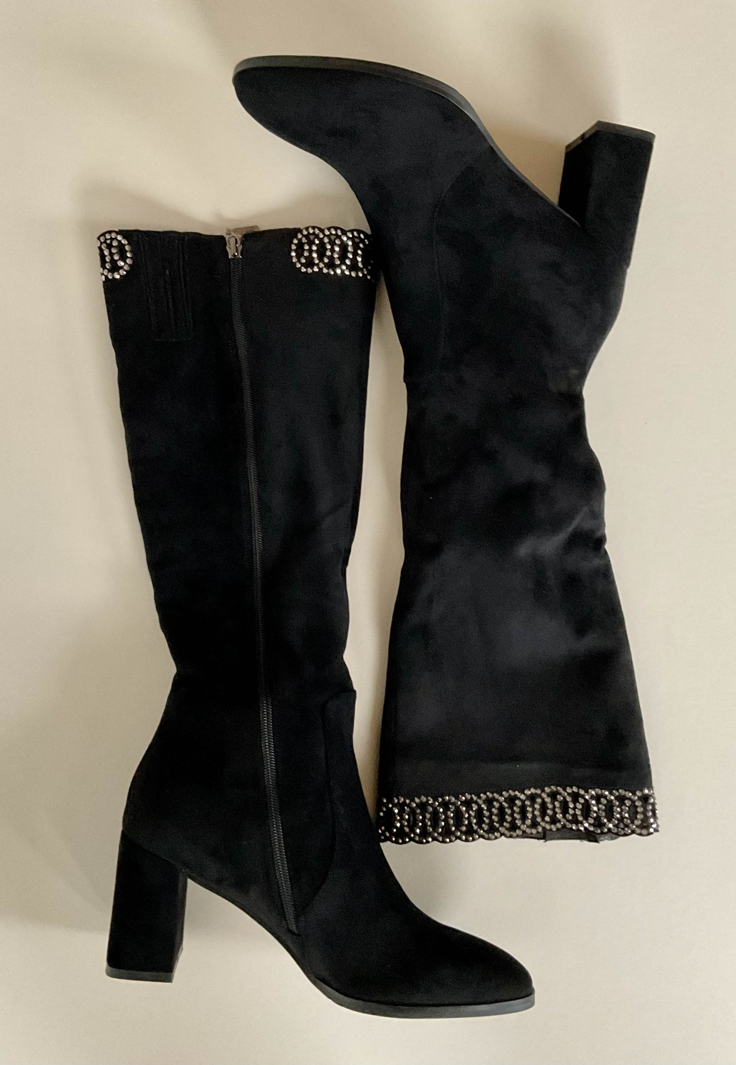 kate appleby black long boots