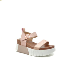 Load image into Gallery viewer, pink wedge sandals
