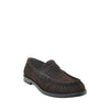 flat ldark brown loafers