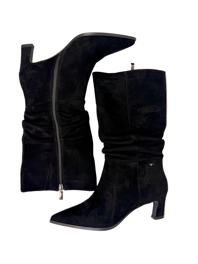 low heeled boots