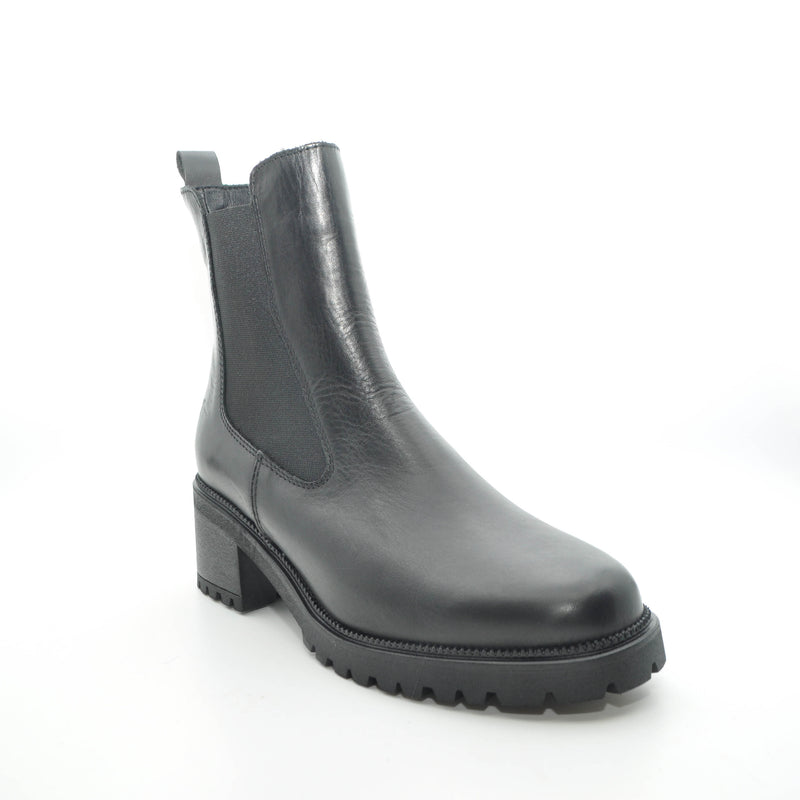 Load image into Gallery viewer, black pull on tamaris boots
