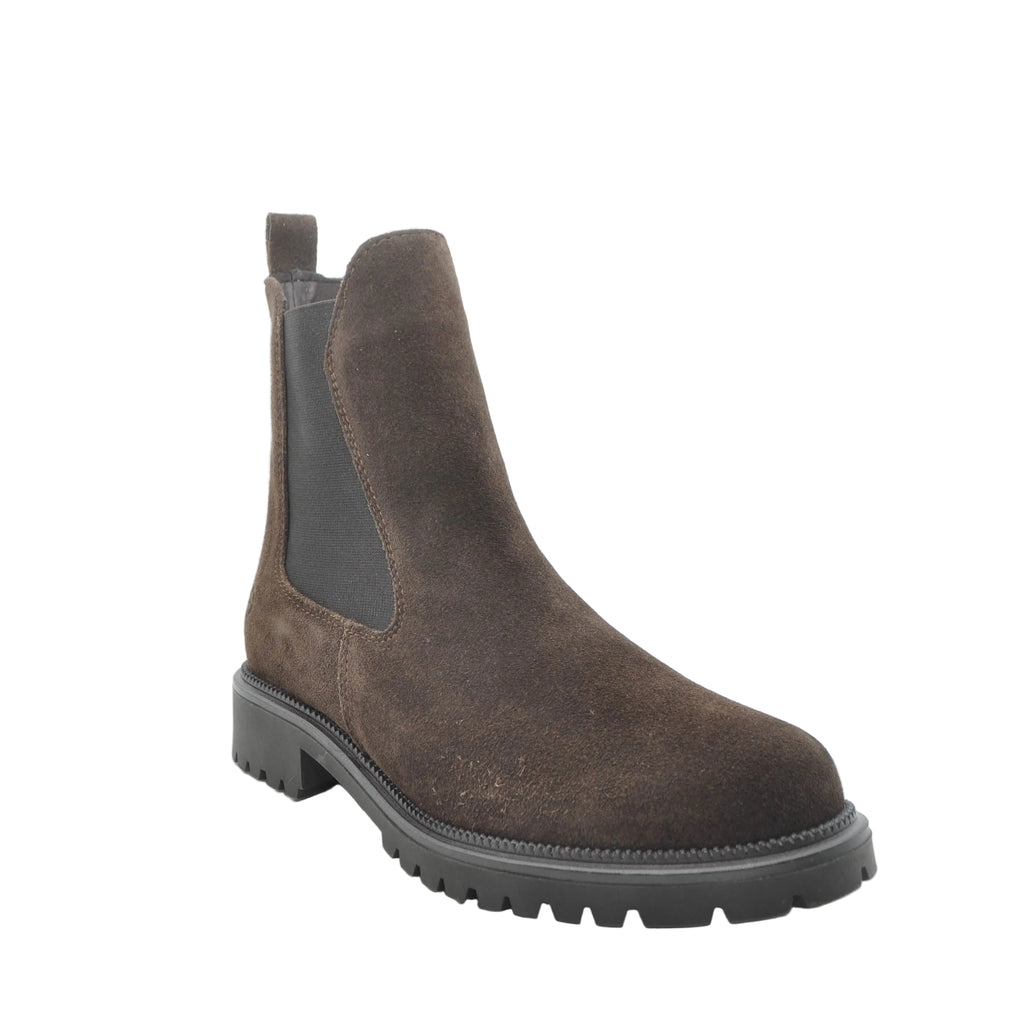 brown suede chelsea boots
