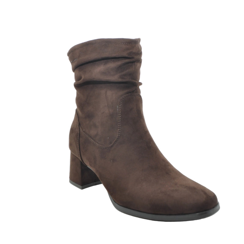 Load image into Gallery viewer, dark brown suede boots
