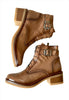 beige block heel boots for women