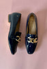 navy loafer shoes women