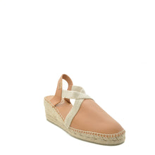 Load image into Gallery viewer, tan wedge espadrilles