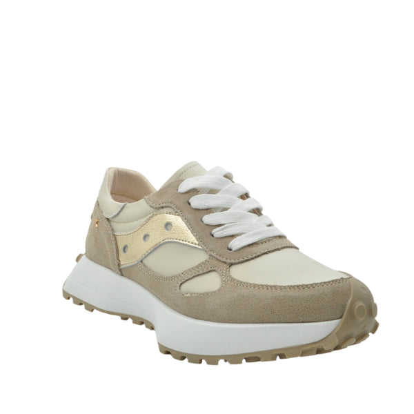 beige fashion trainers