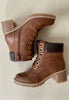 tan lace up boots for women