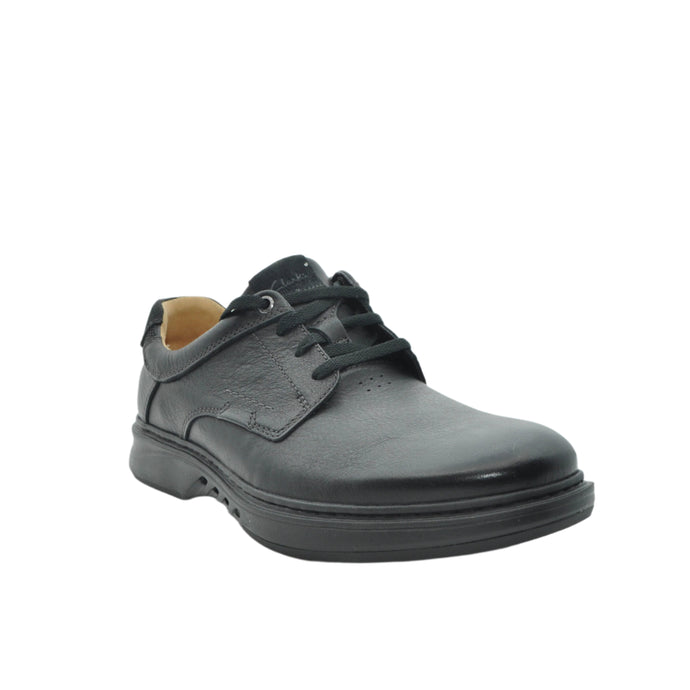black wide fitting mens shoes