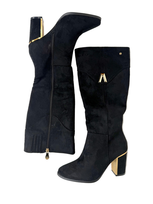 black long boots