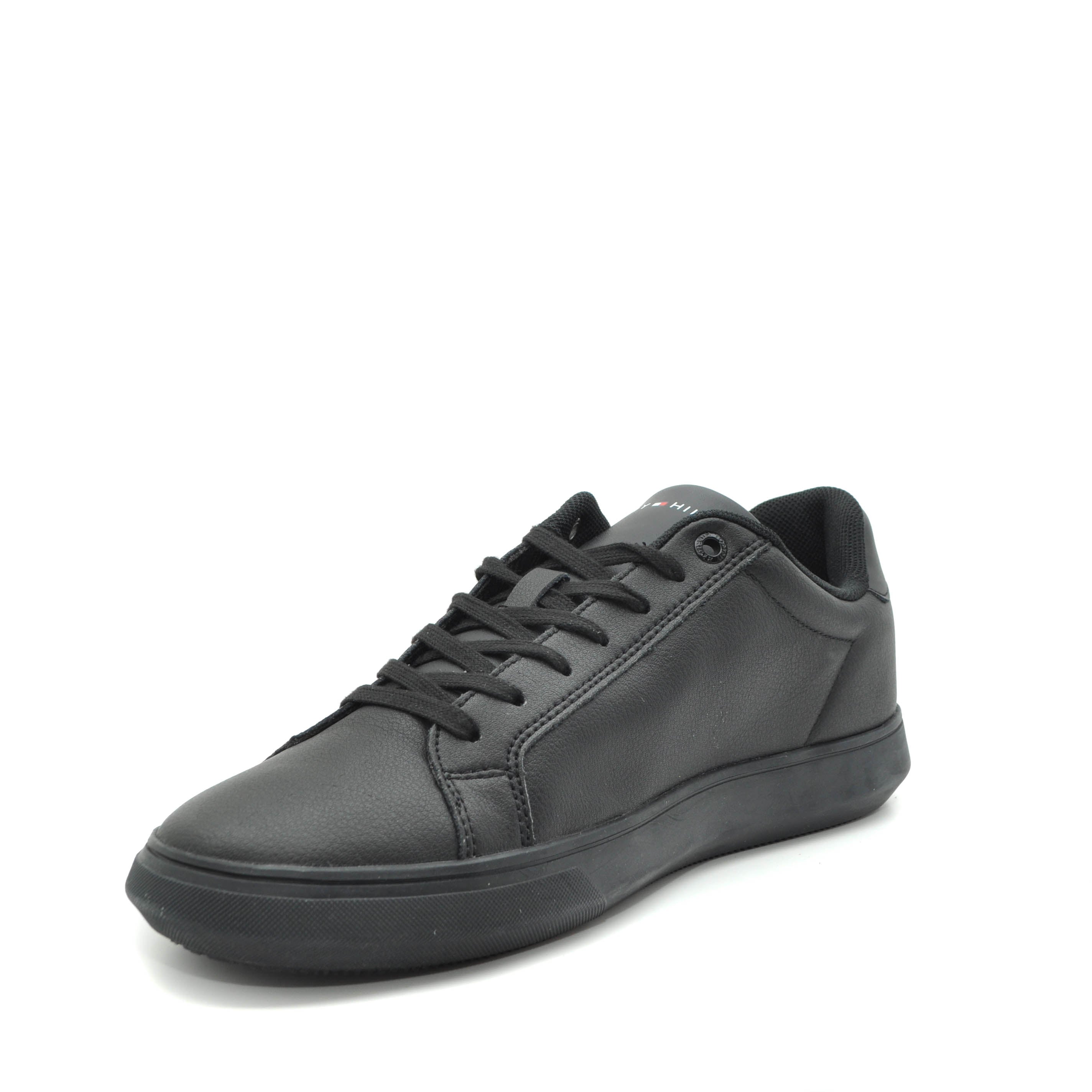 Tommy Hilfiger black casual trainers for men