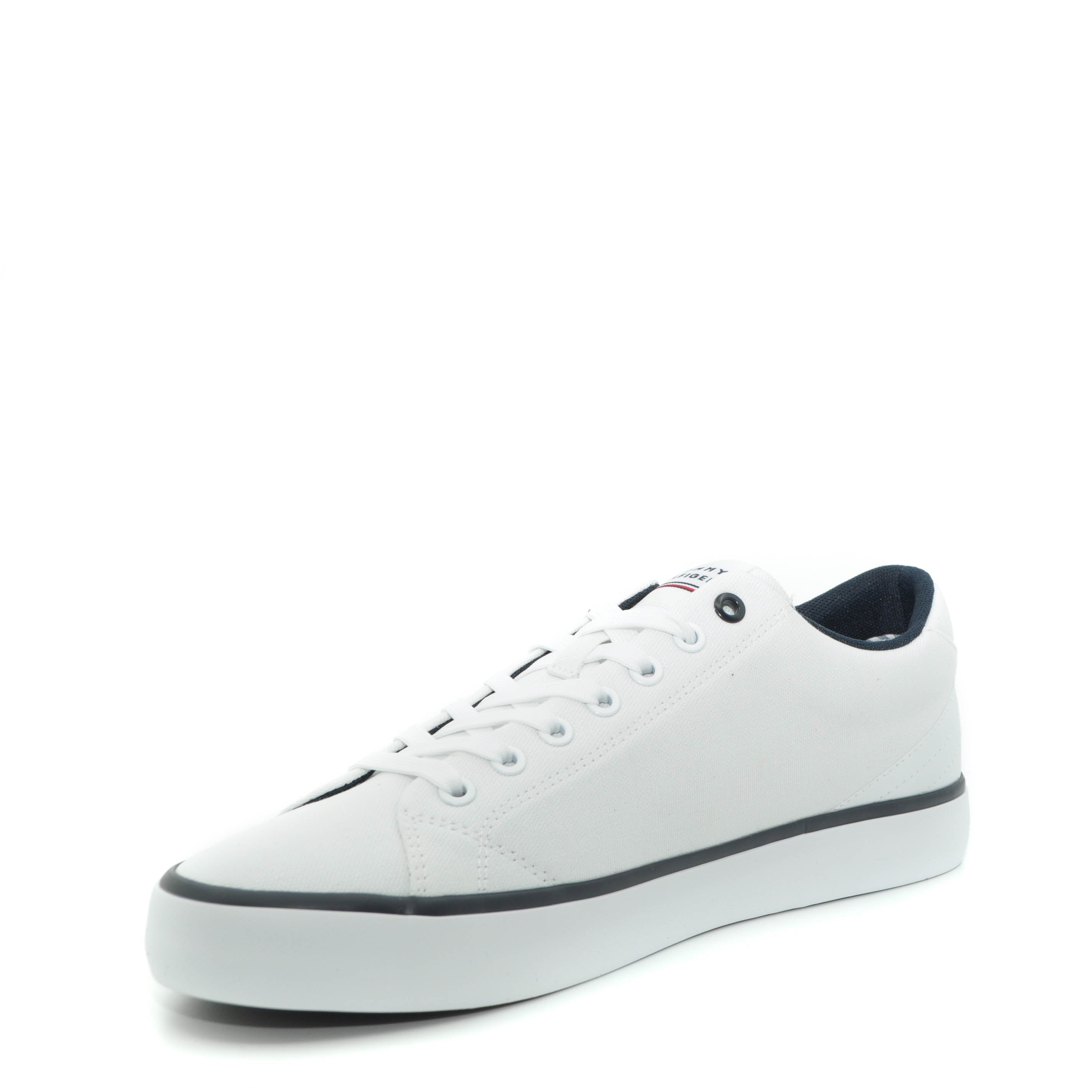 tommy hilfiger white lace up shoes for men