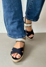 Load image into Gallery viewer, tommy hilfiger navy sandals