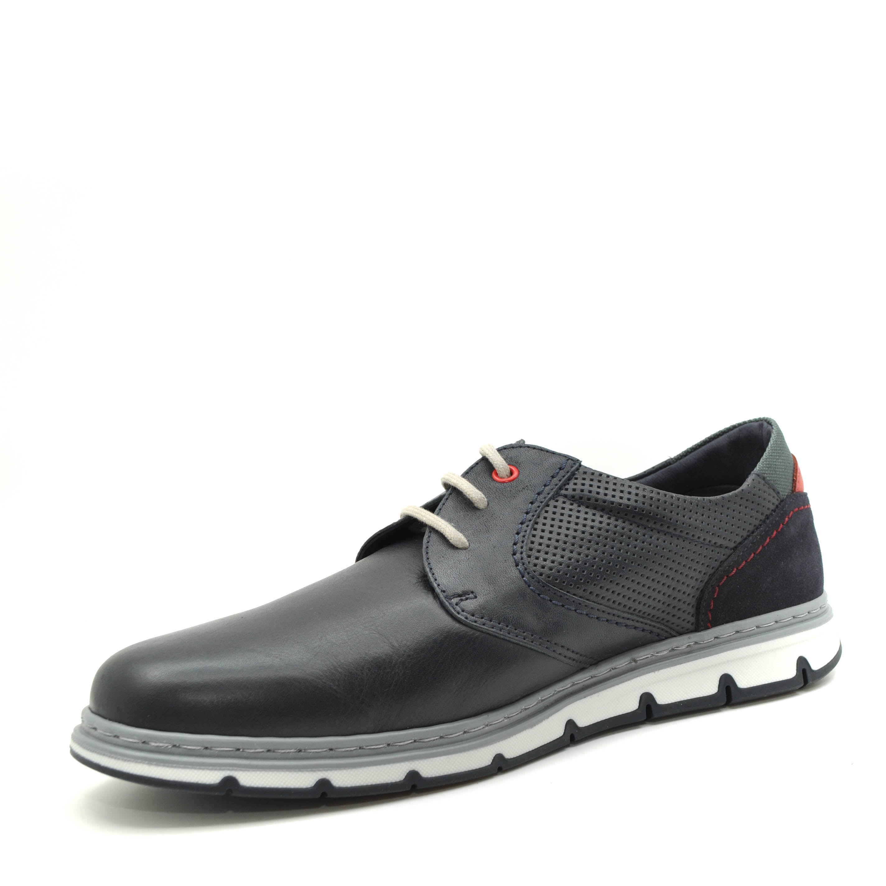 navy leather shoes for men
