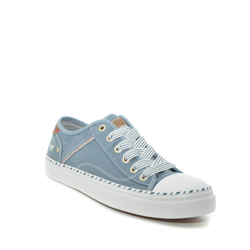 Load image into Gallery viewer, mustang blue plimsolls
