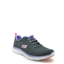 Load image into Gallery viewer, grey trainer skechers