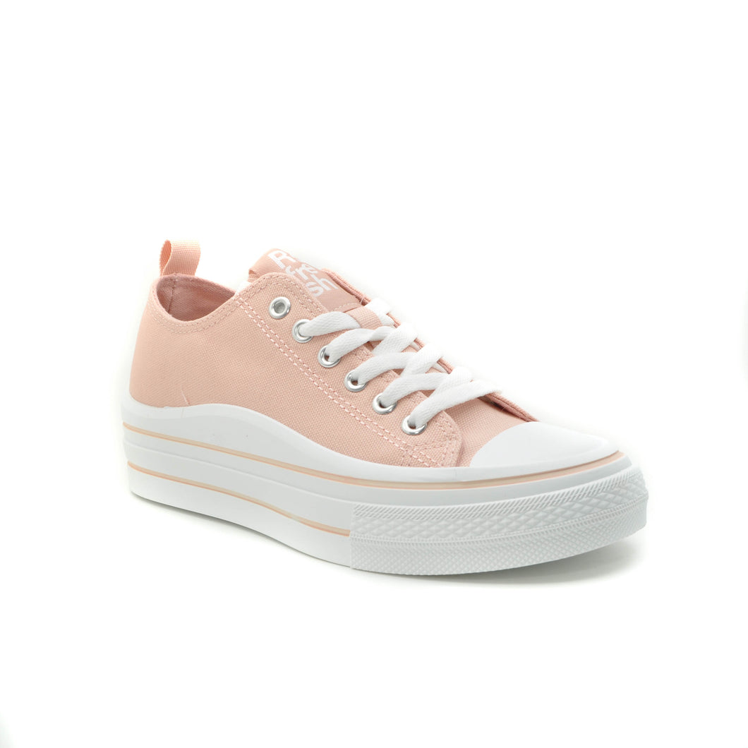 Refresh pink canvas shoes