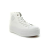 white sneaker boots