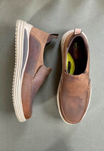 Load image into Gallery viewer, brown slip on shoes skechers
