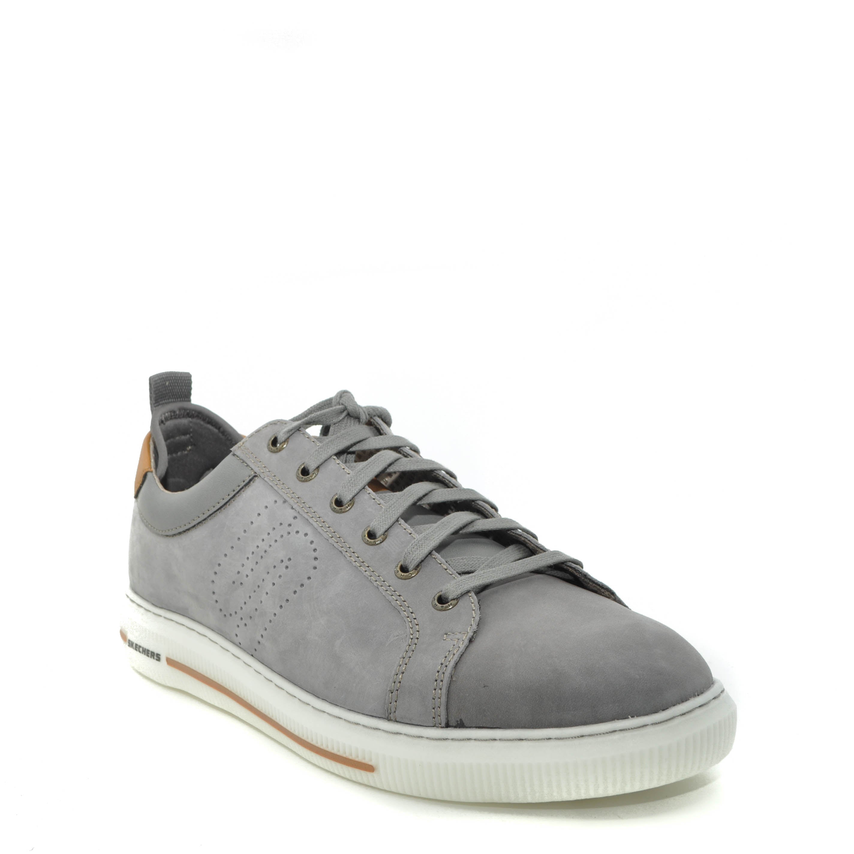 skechers grey mens shoes