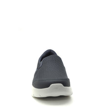 Load image into Gallery viewer, skechers navy slip on shoe